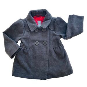 Baby Gap Dark Gray Pea Coat Toddler Size 18-24 months